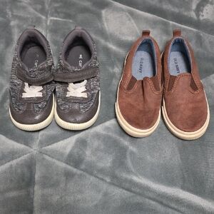 Old Navy Gray and Brown Kids Sneakers
